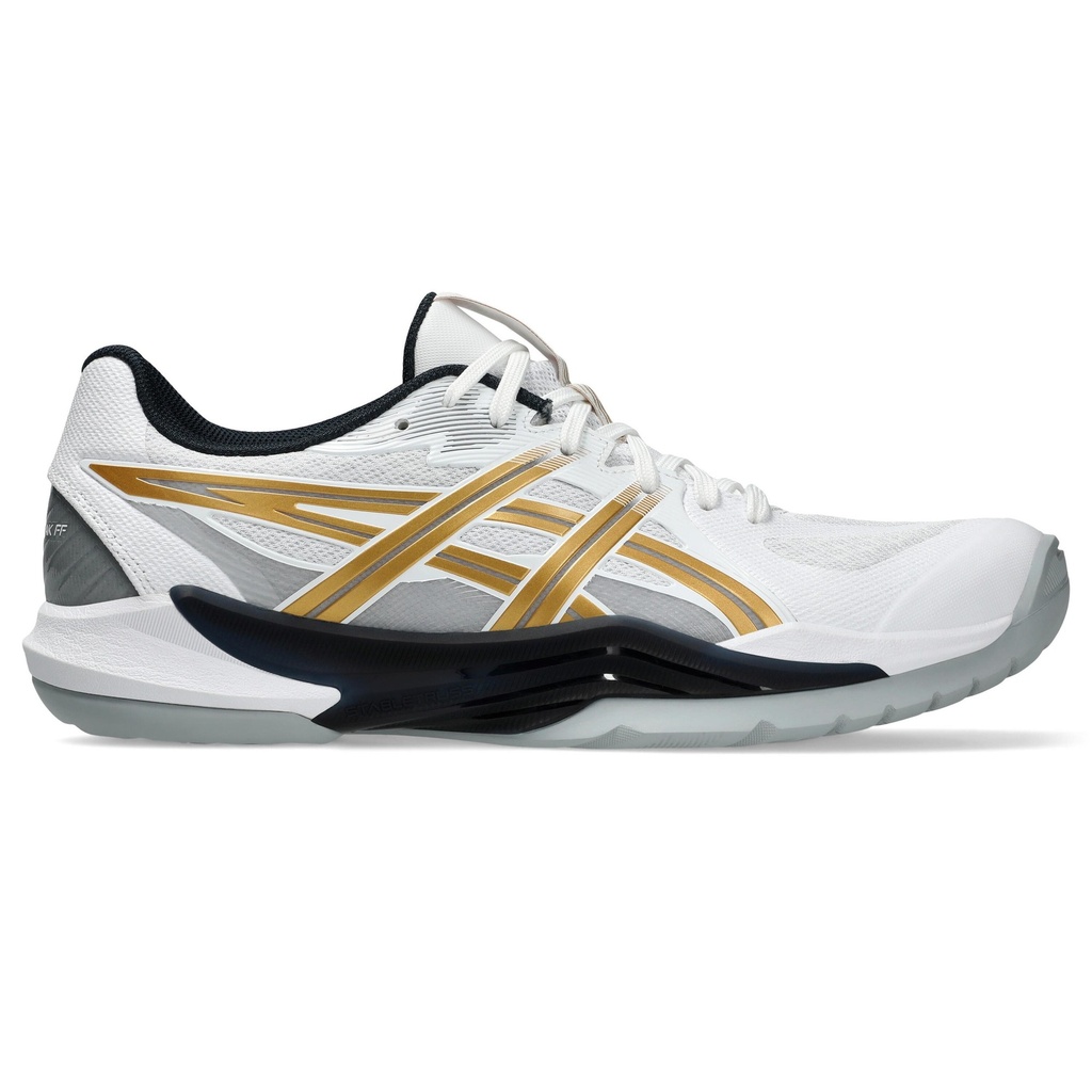 Asics Powerbreak FF - White / Rich Gold - Squash / Racquetball Shoe (44)