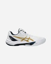 Asics Sky Elite FF 3 - White / Pure Gold - Squash / Racquetball Shoe
