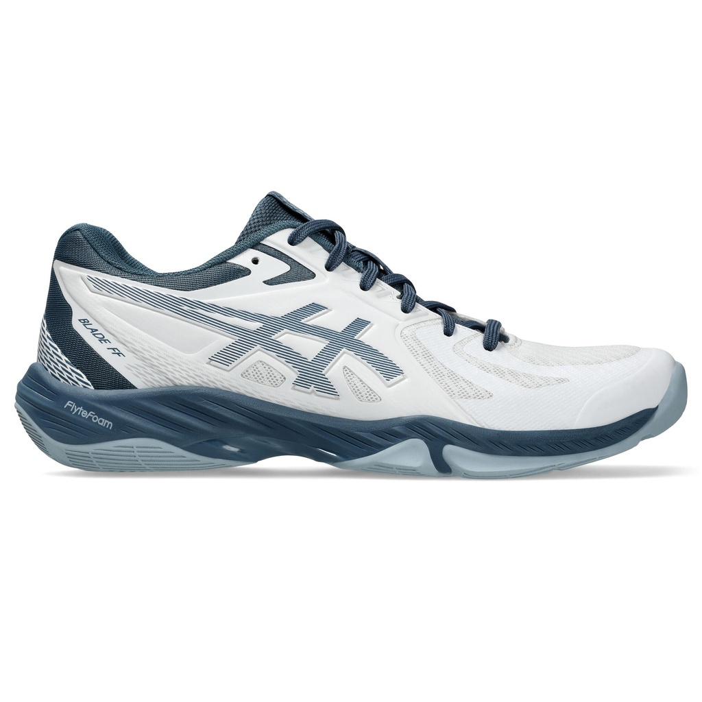 Asics Blade FF - White / Vintage Indigo - Squash / Racquetball Shoe (40.5)