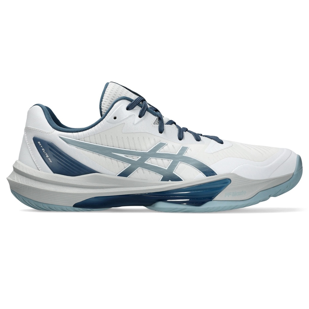 Asics Sky Elite FF 3 - White / Dolphin Grey - Chaussure de Squash / Racquetball
