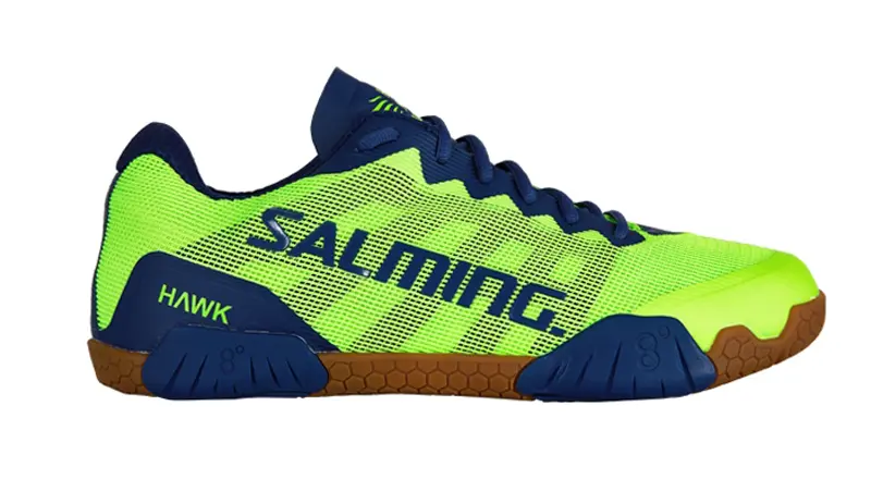 Salming Hawk - Fluo Green / Blue - Squash / Racquetball Shoe