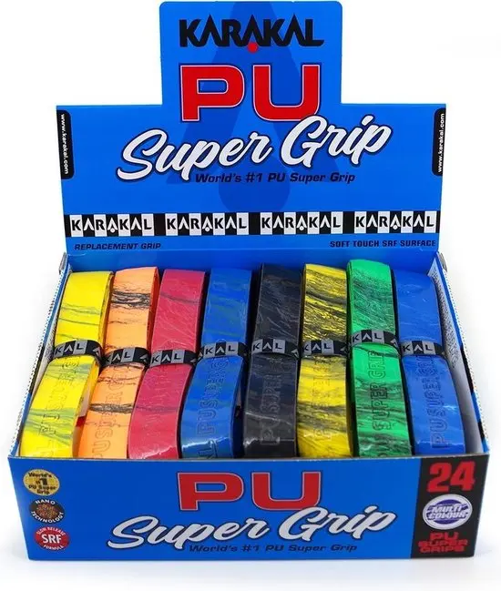 Karakal PU Super Multi Box - Pack of 24 Grips