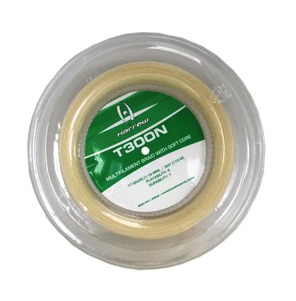 Harrow T300N - White - 110-meter Squash String Spool