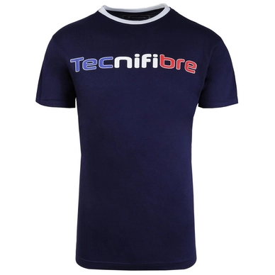 T-Shirt Tecnifibre Tricolore - Navy