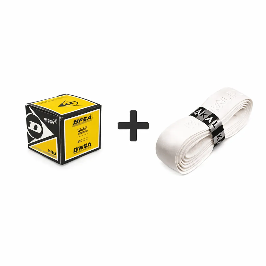 Dunlop Pro Ball + Karakal PU Super Grip
