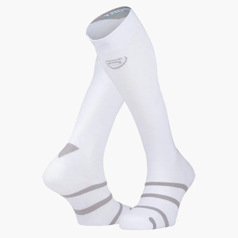 BV Sport - Blanc / Gris - Chaussette de Compression (S)